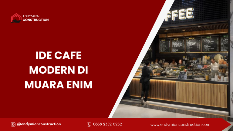 ide cafe modern di muara enim