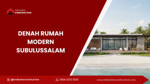 Denah Rumah Modern Subulussalam
