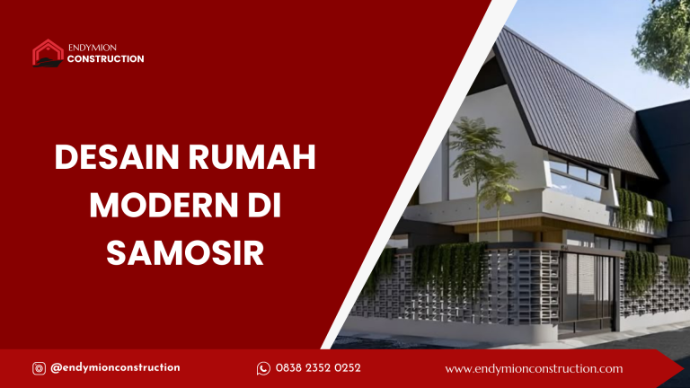 desain rumah modern di samosir