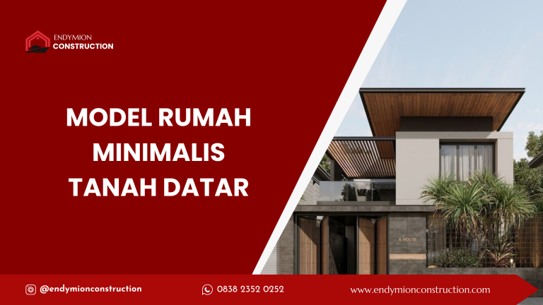 model rumah minimalis tanah datar