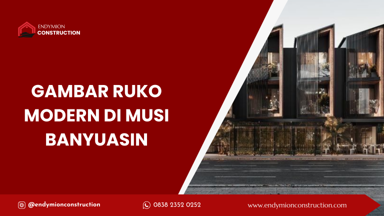 Gambar ruko modern di musi banyuasin