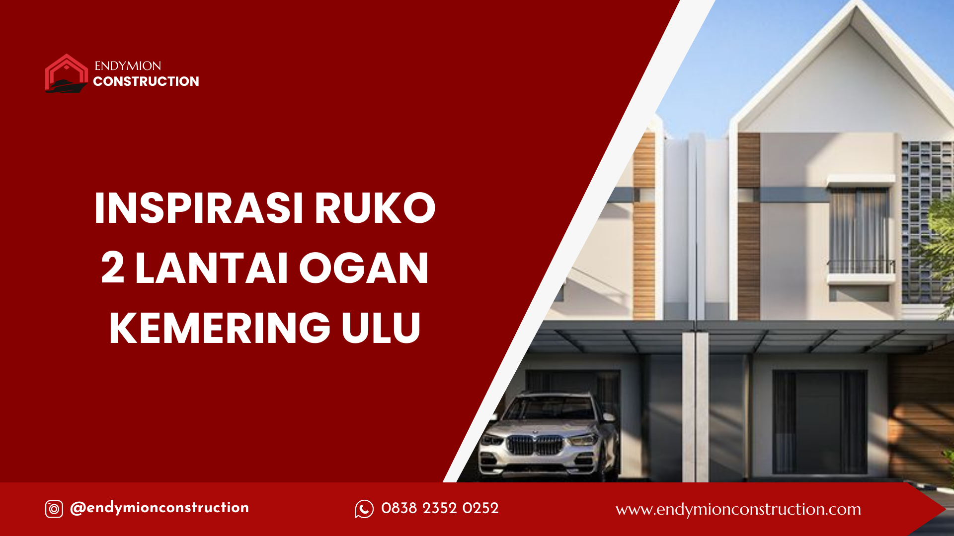 Inspirasi Ruko 2 Lantai Ogan Kemering Ulu - Arsitek Medan - Endymion ...