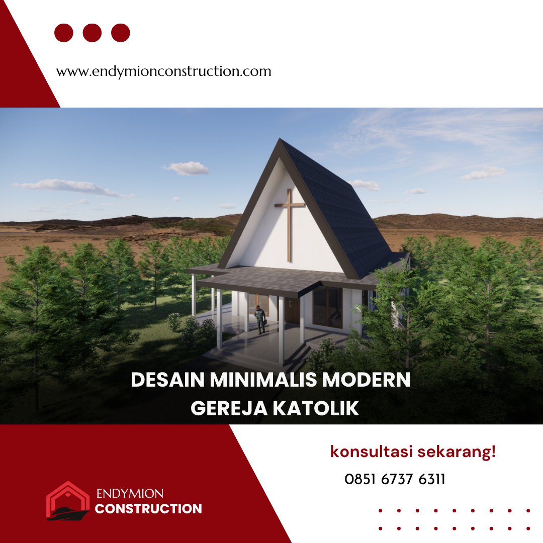 Desain Minimalis Modern – Gereja Katolik
