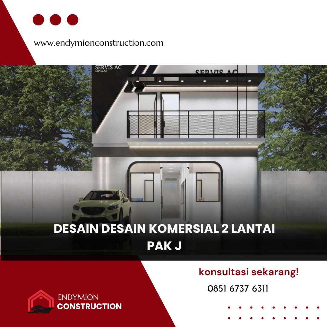 Desain Komersial 2 Lantai – Pak J