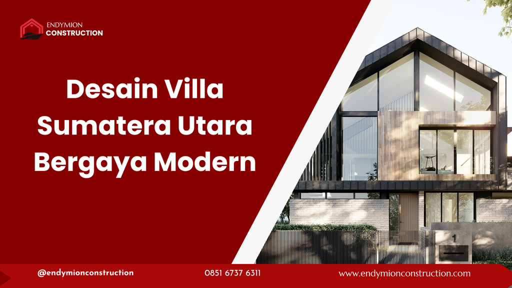 desain villa sumatera utara