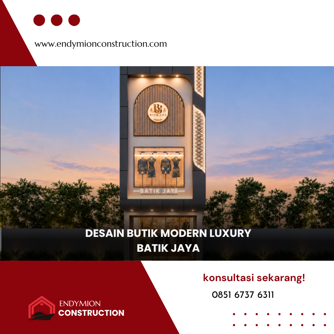 Desain Butik Modern Luxury – Batik Jaya