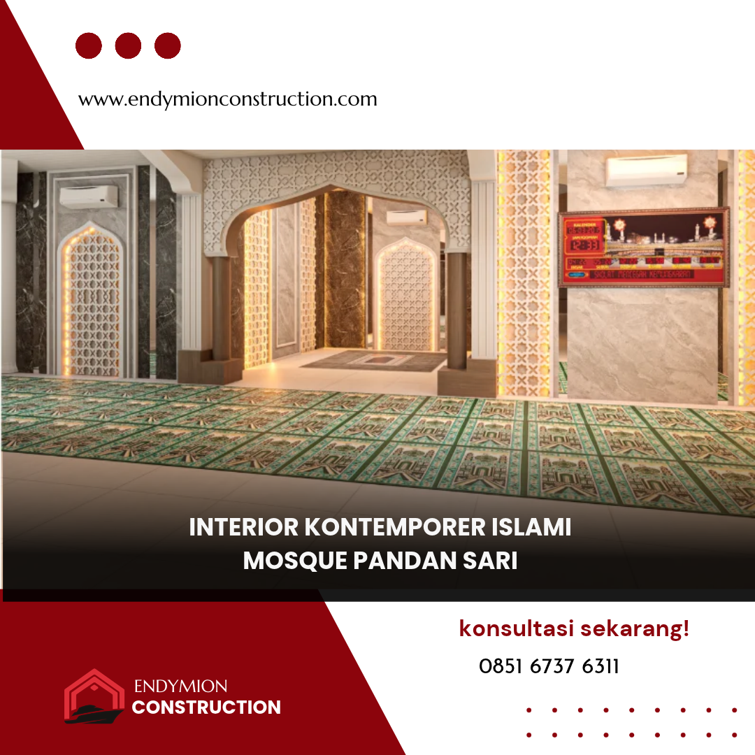 Kontemporer Islami – Interior Mosque Pandan Sari