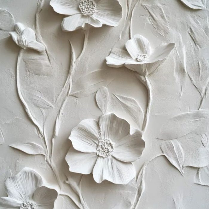 Floral motifs in wall decoration Floral motifs in wall decoration